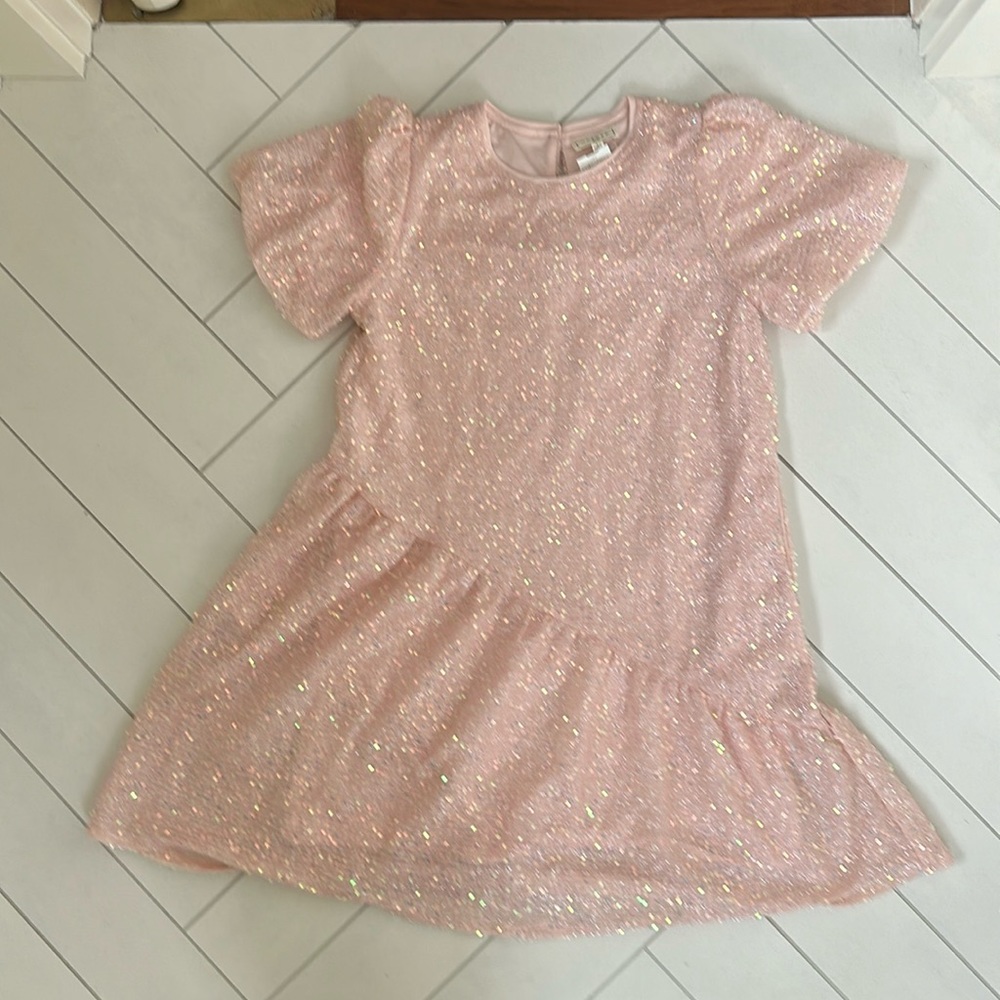 Hayden Girls Pink Sequined Dress-NWT